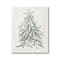 Stupell Industries Nautical Christmas Tree Sea Life Canvas Wall Art